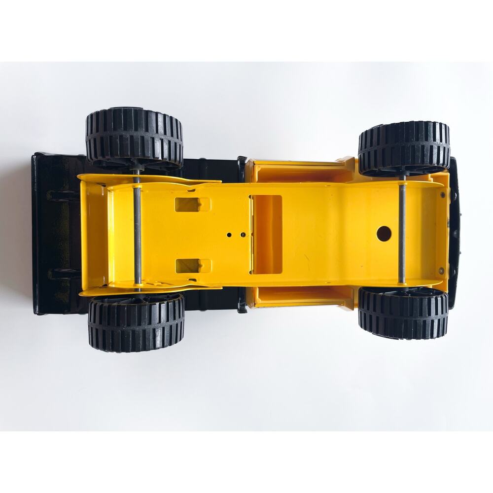 Vintage 1983 Tonka Trax 51070 Metal Yellow and Black Dump Truck - Picture 5 of 7